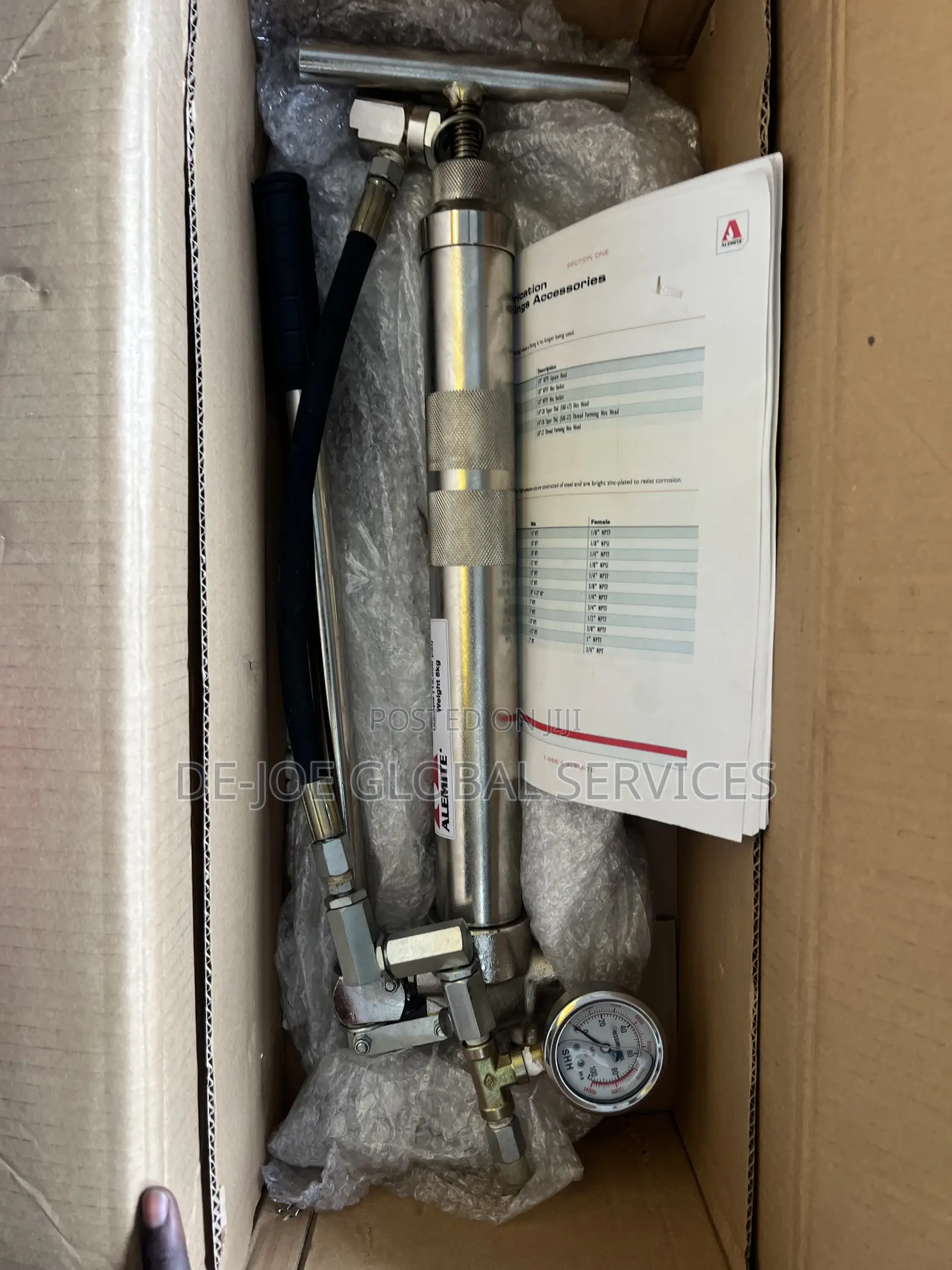 Alemite High-Pressure Lever Grease Gun – 15,000 Psi