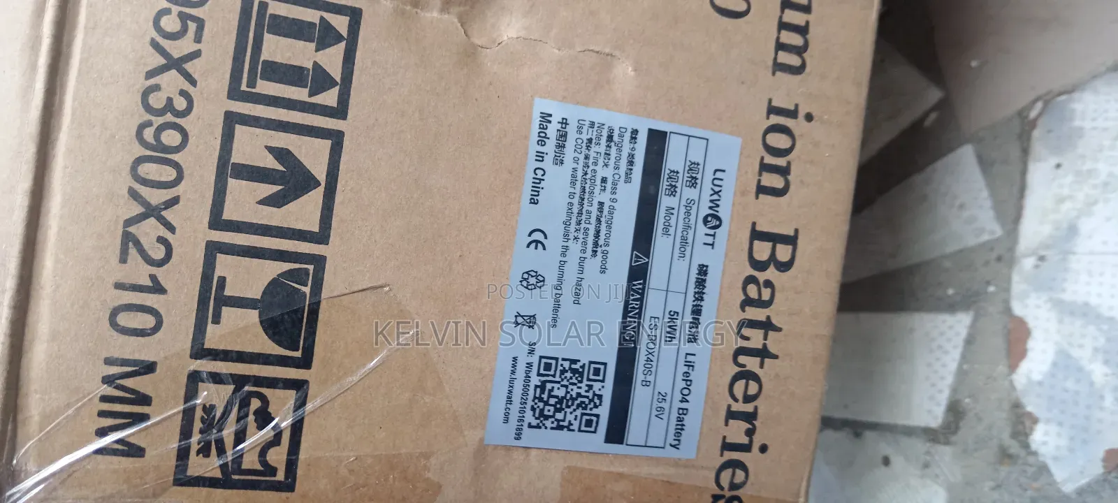 Luxwatt 5kwh Lithium Ion Battery