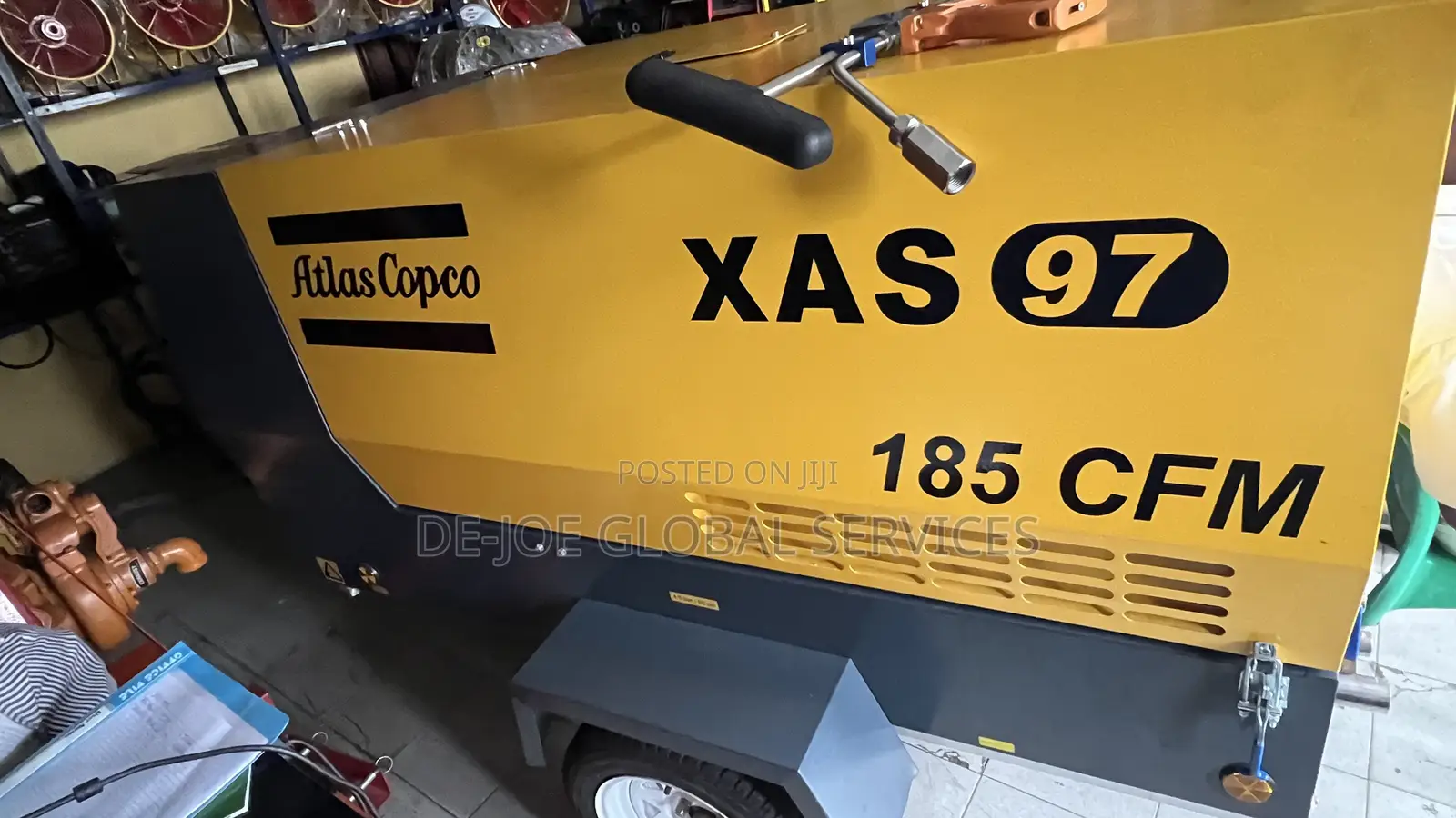 Atlas Copco Xas 97 Portable Diesel Air Compressor – 185 CFM
