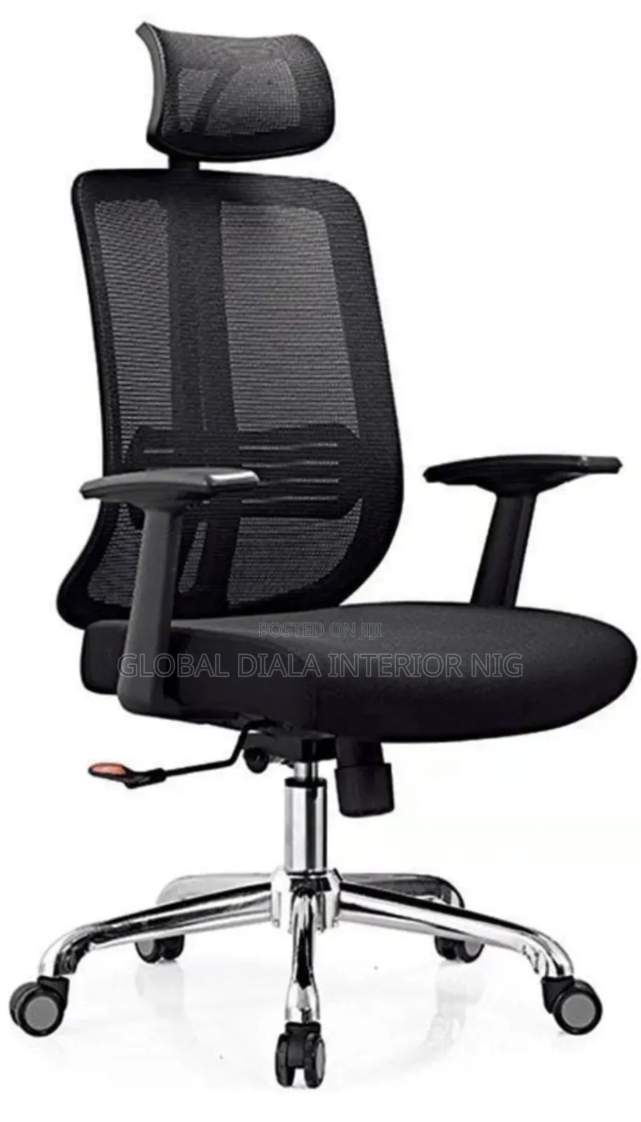 Black High-Back Ergonomic Mesh Office Chair