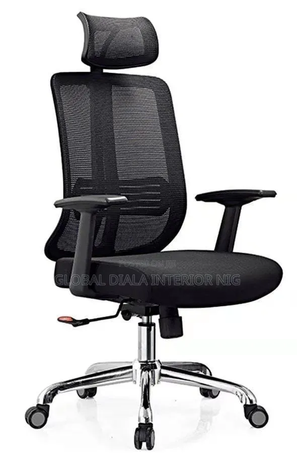 Black High-Back Ergonomic Mesh Office Chair