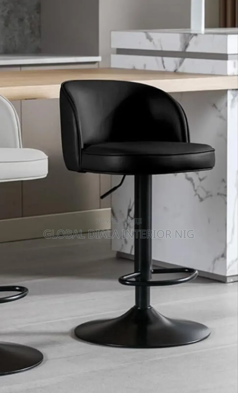 Modern Adjustable Swivel Bar Stools