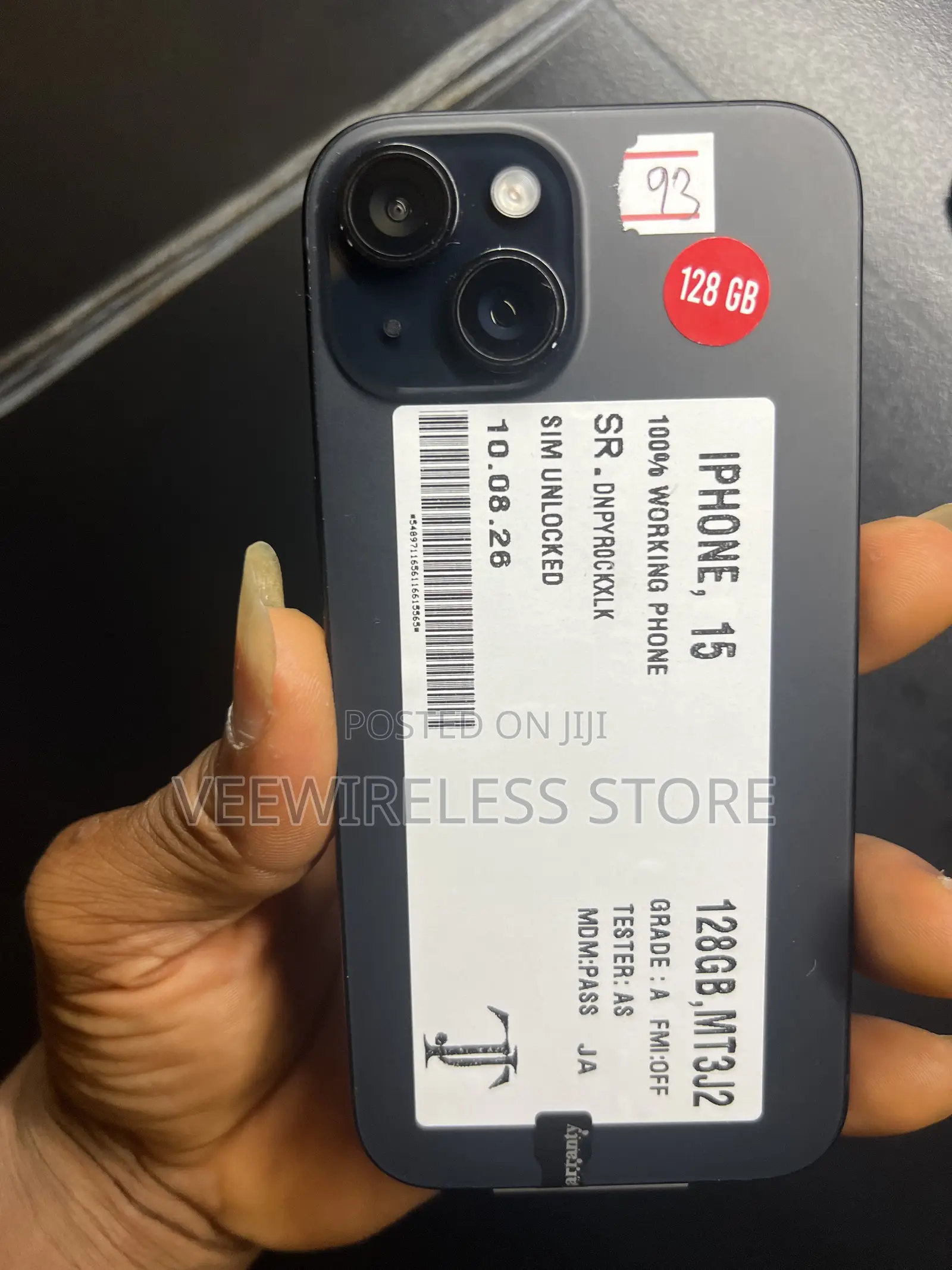 Apple iPhone 15 128 GB Black