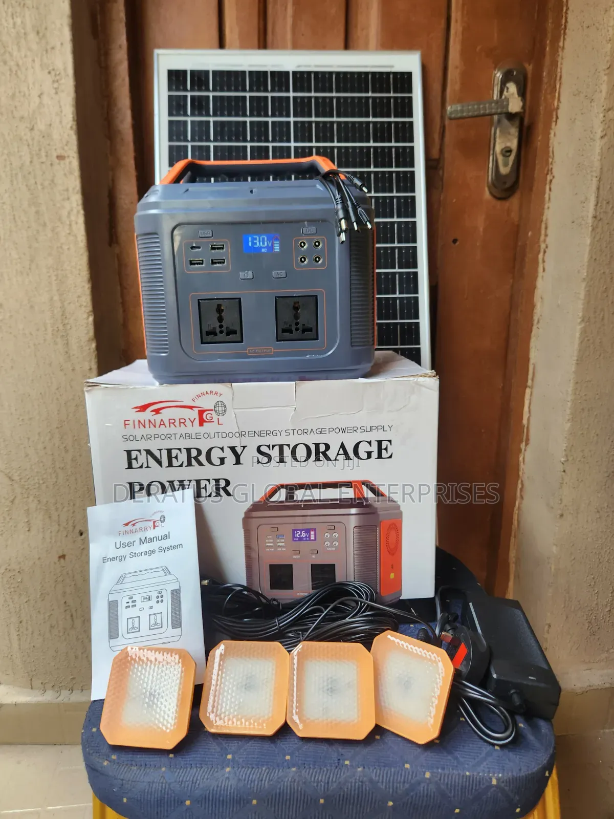 350W Emergency Backup Power Station With Solar Panel