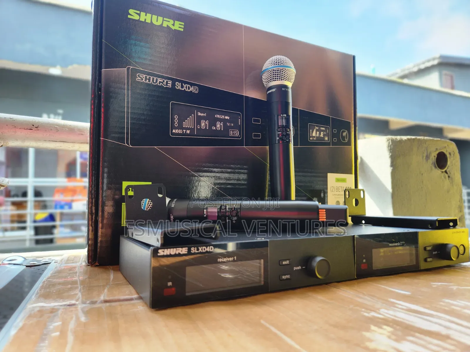 Original Shure SLX-D4-D Beta58a Digital Wireless Microphone System