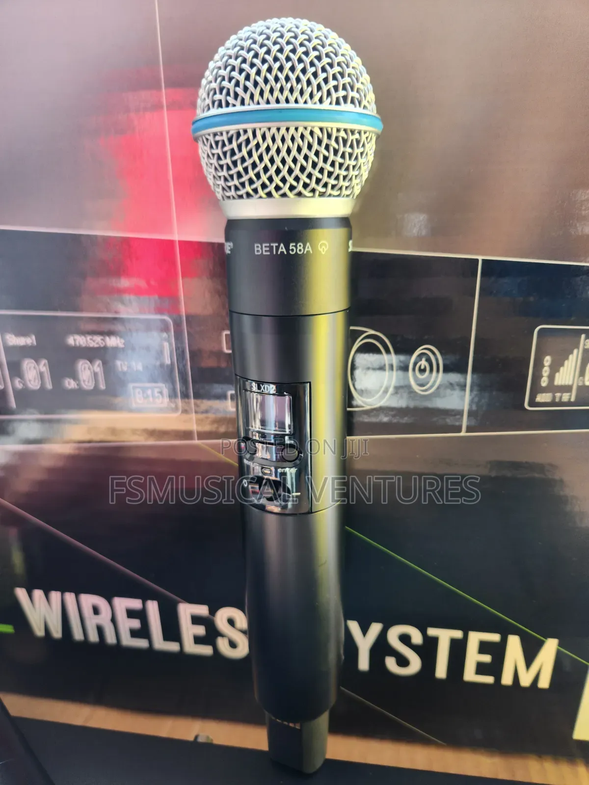 Original Shure SLX-D4-D Beta58a Digital Wireless Microphone System