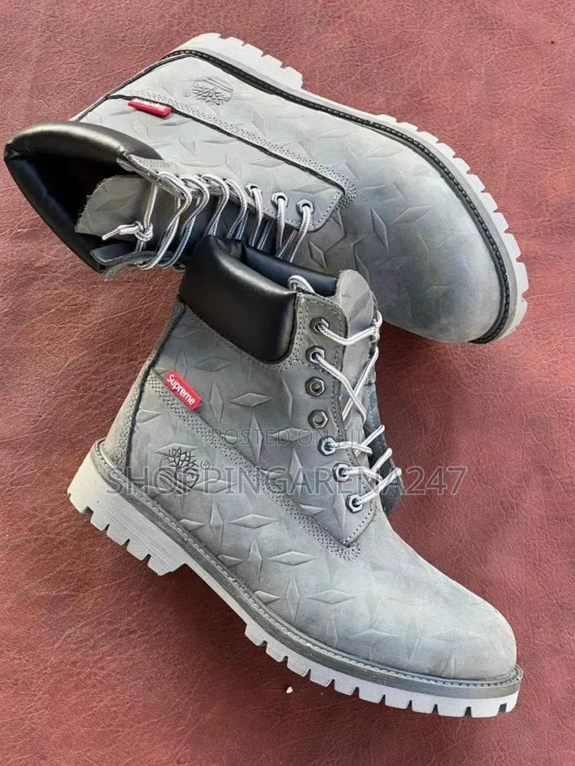 Men's Grey Timberland Boots