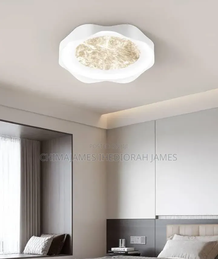 Sculpted Irregular Wave Edge LED Ceiling Light