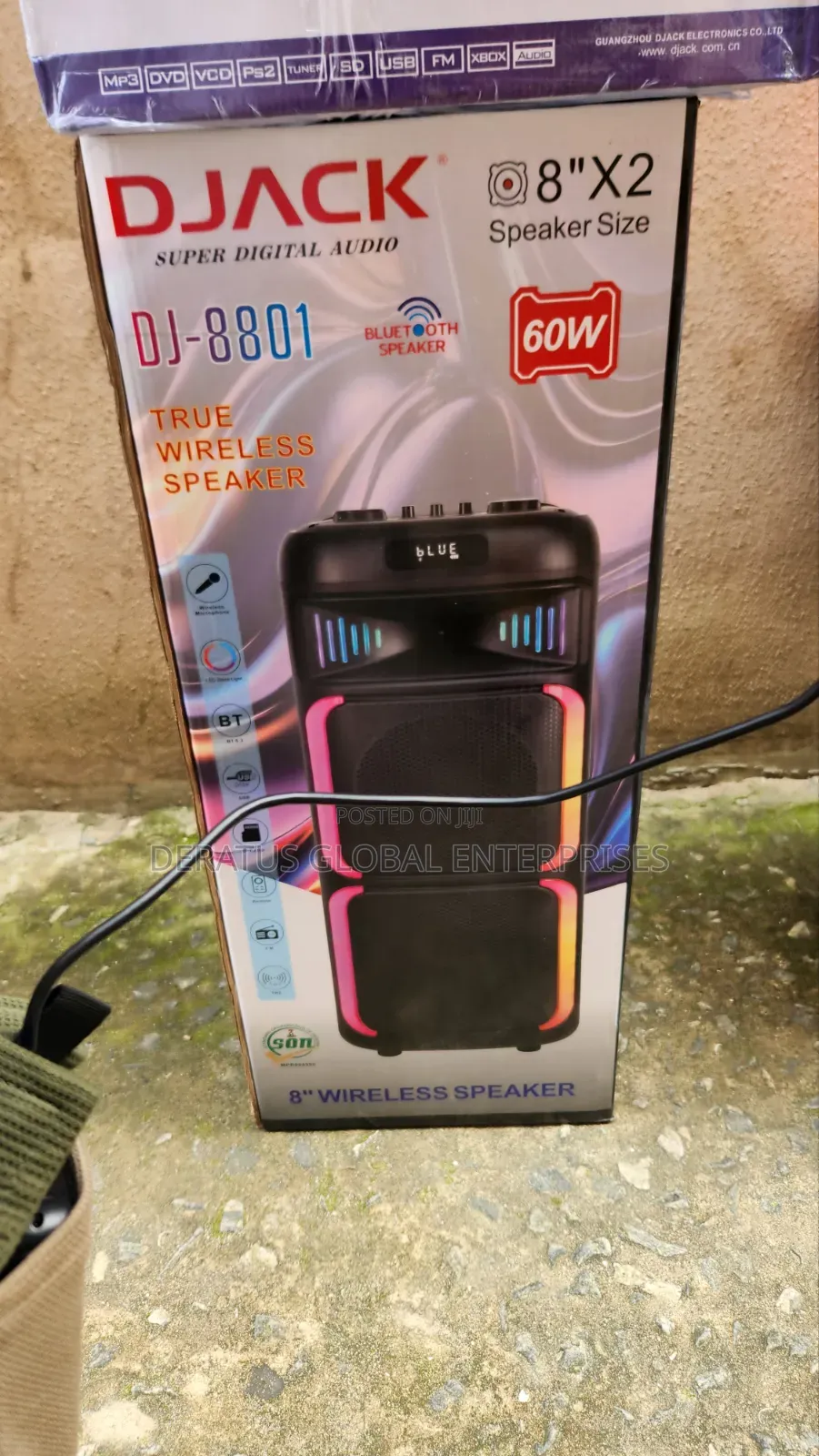 DJACK DJ-8801 Rechargeable Party Speaker _ 60W