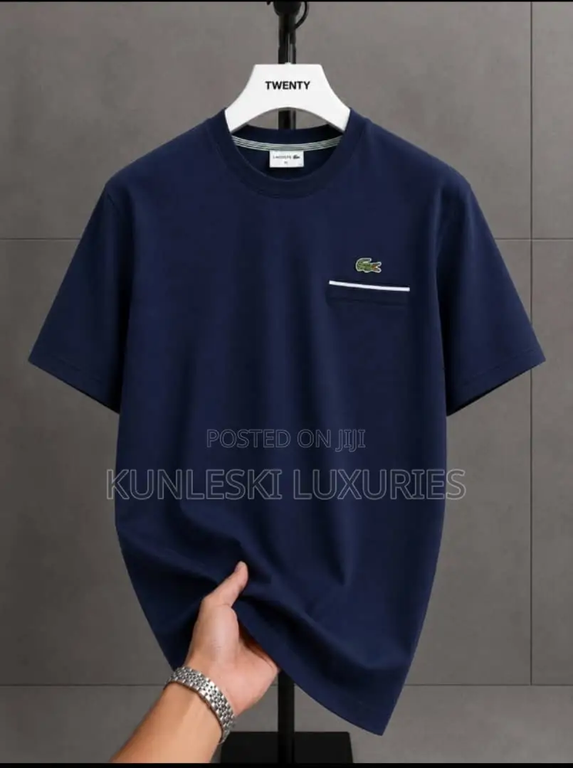 High Quality Lacoste Round Neck T-Shirt
