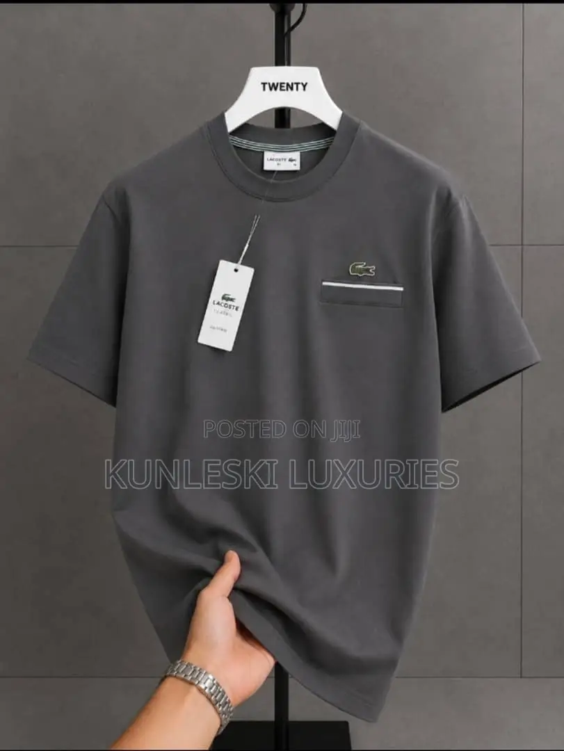 High Quality Lacoste Round Neck T-Shirt