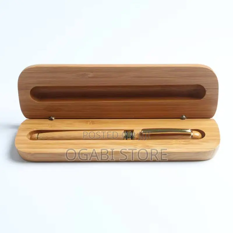 Elegant Bamboo Fountain Pen Gift Set