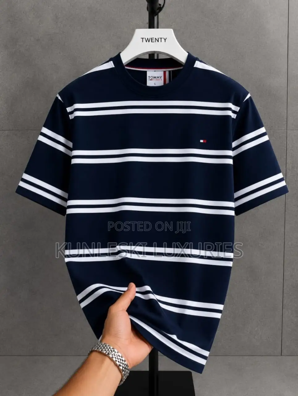 Original Tommy Hilfiger Strip Round Neck T-Shirt