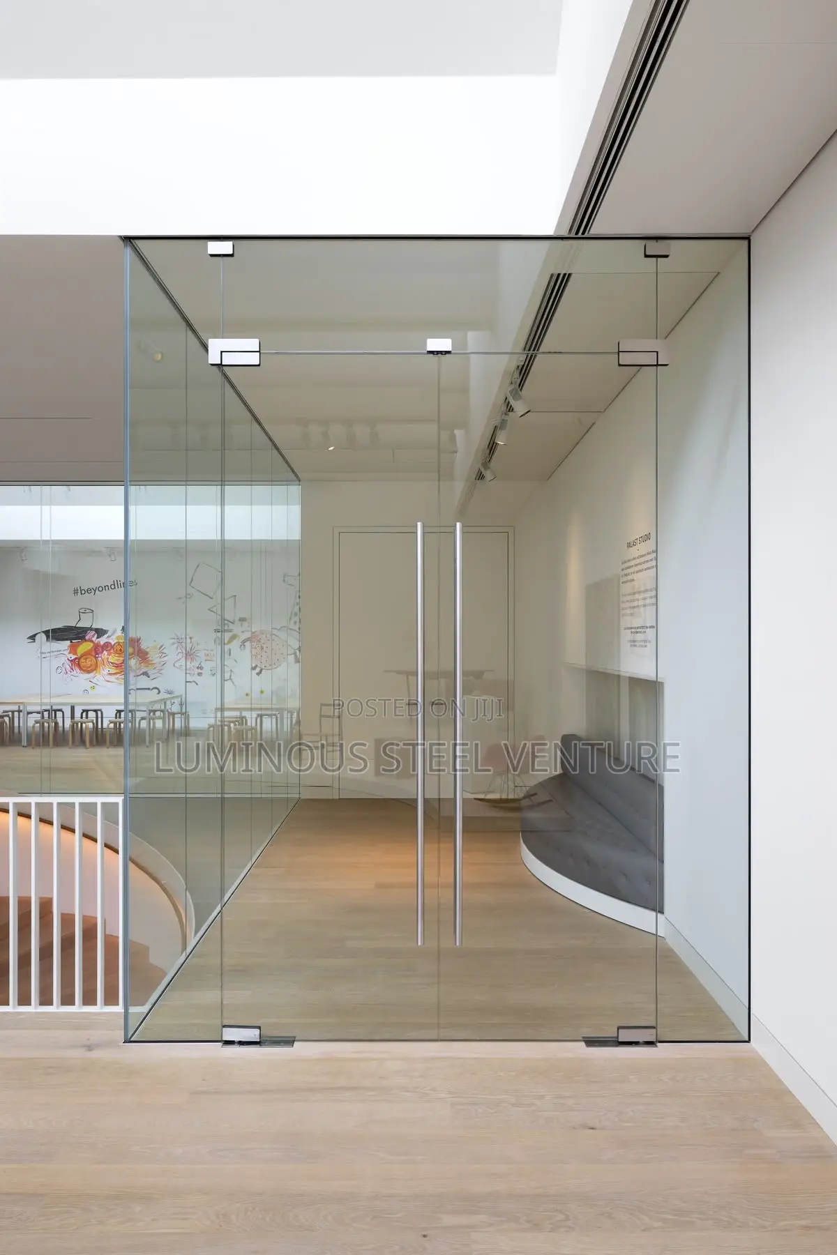This Is Your Stunning Store's Glass Partition.