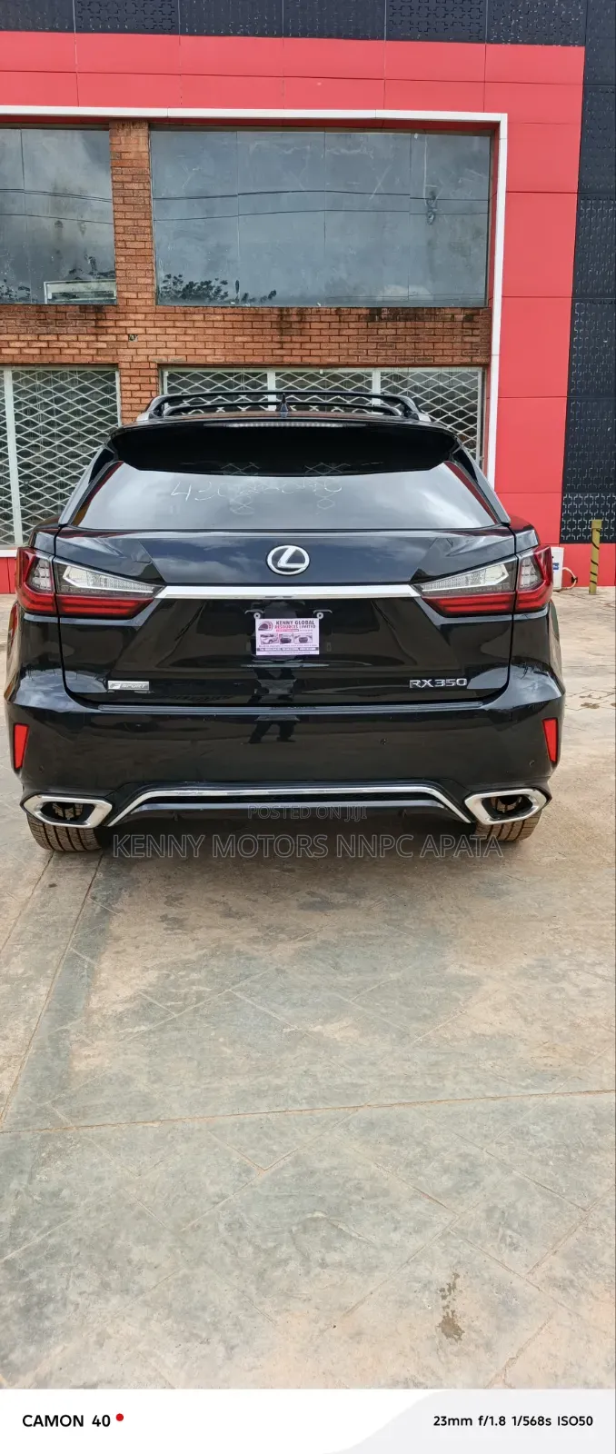 Lexus RX 350 F Sport AWD 2018 Black