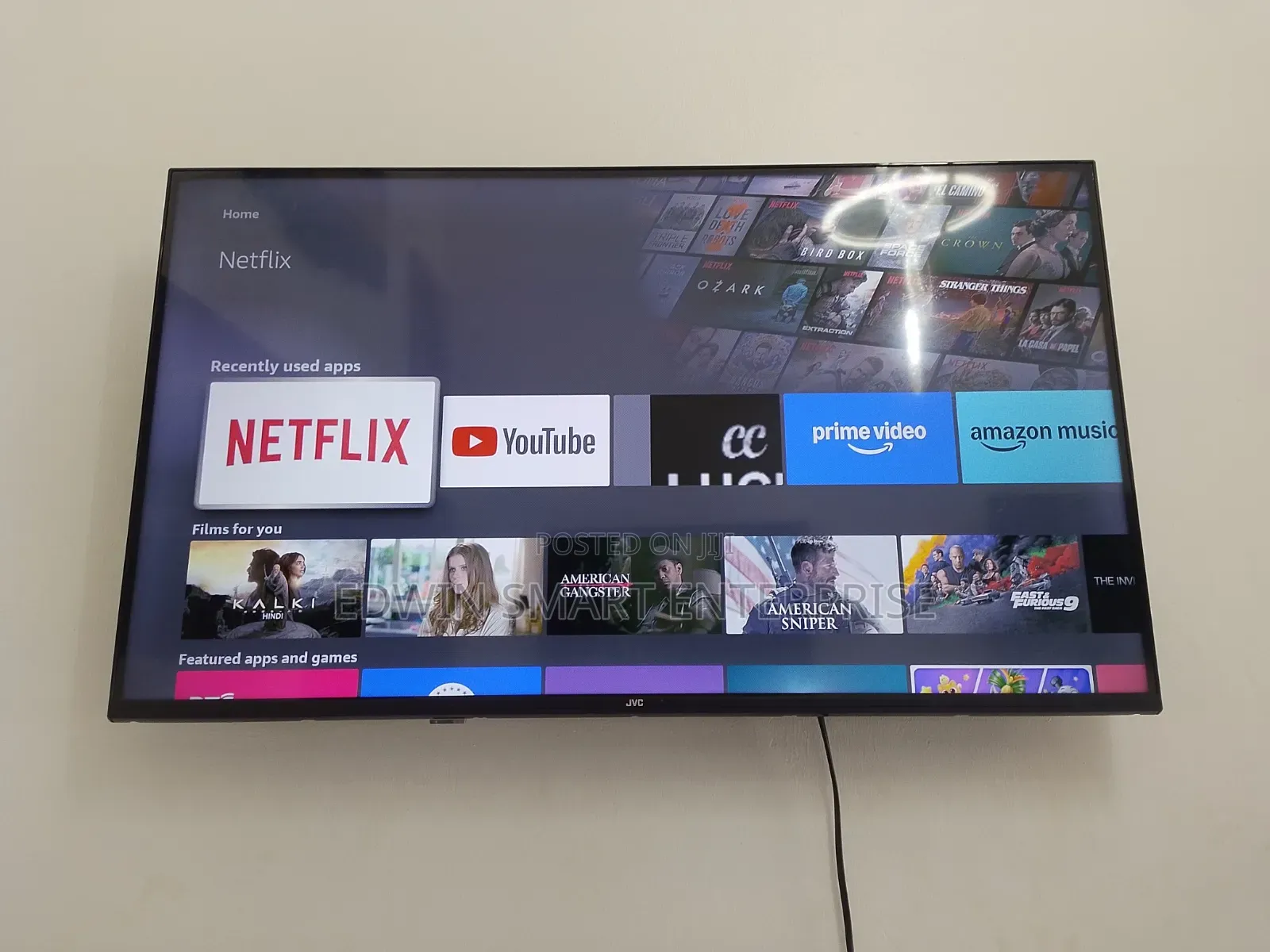 JVC Smart Fire Television 32 Inches