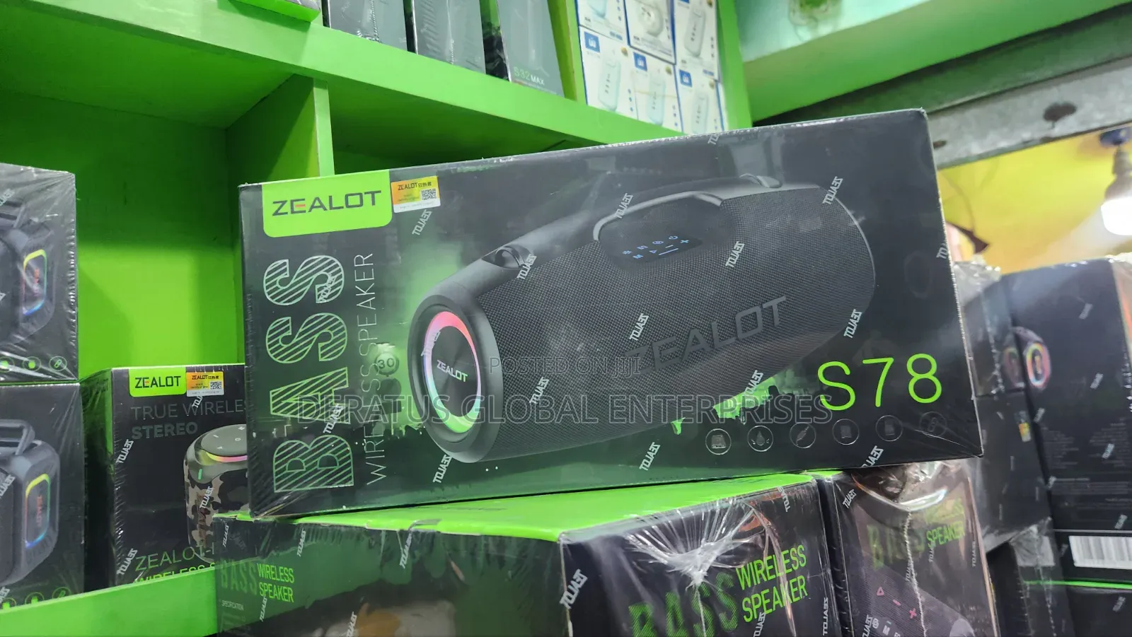 Zealot S78 Outdoor Bluetooth Speaker _ Big Sound RGB Lighting