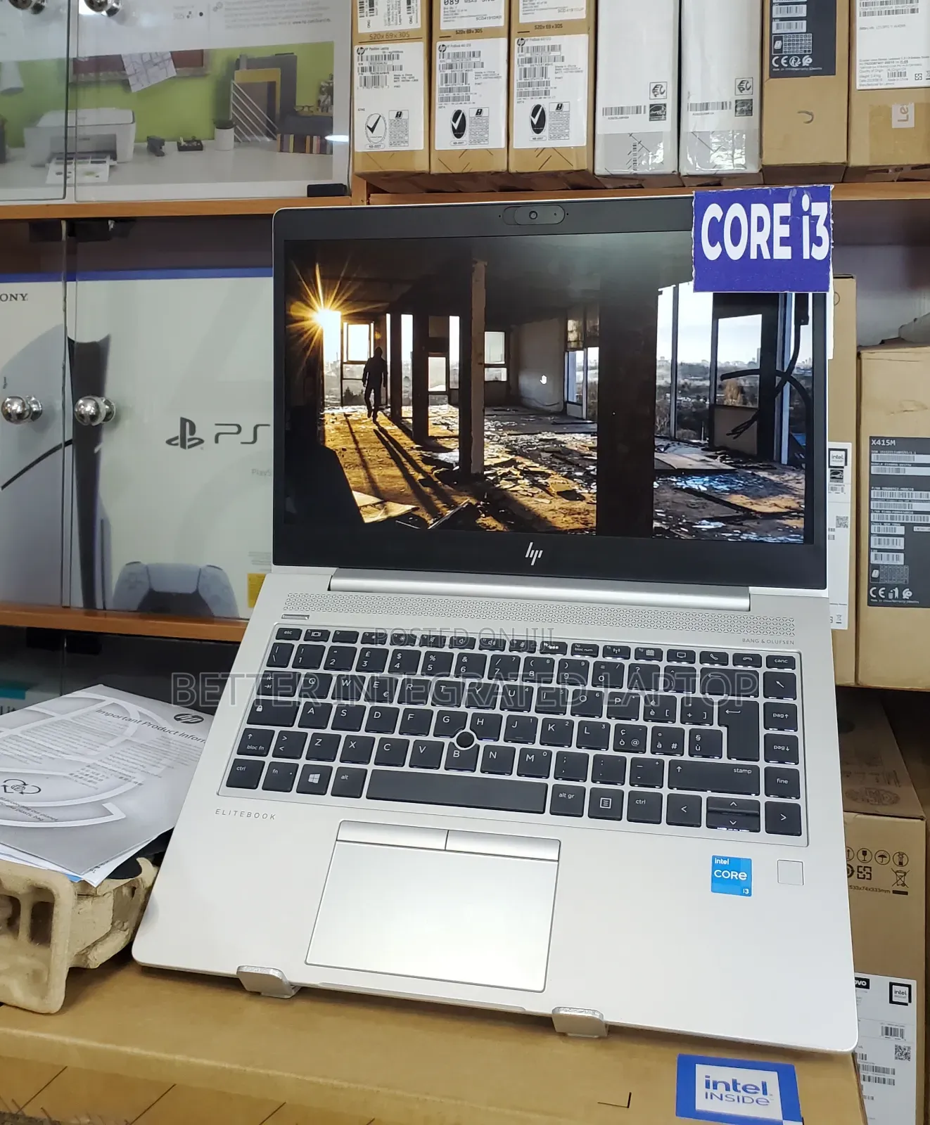 New Laptop HP EliteBook 750 G1 4GB Intel Core i3 SSD 256GB