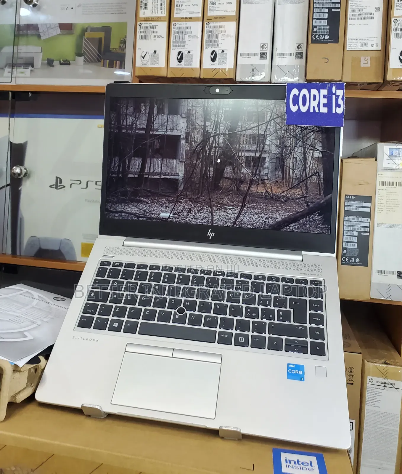 New Laptop HP EliteBook 750 G1 4GB Intel Core i3 SSD 256GB
