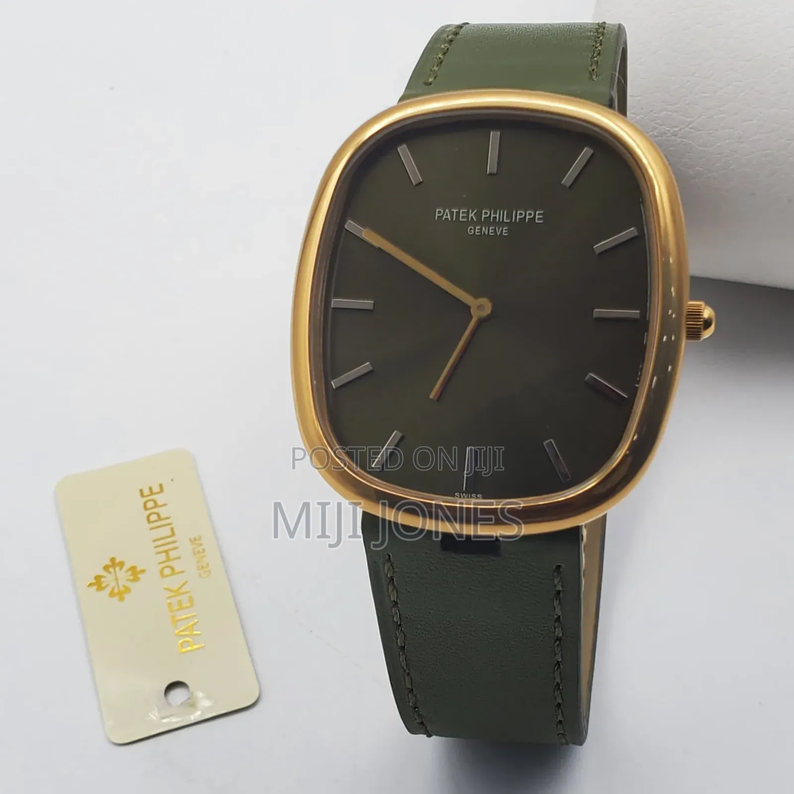 *Patek Philippe Style Men’s Watch – Leather Strap | Quartz Movement*