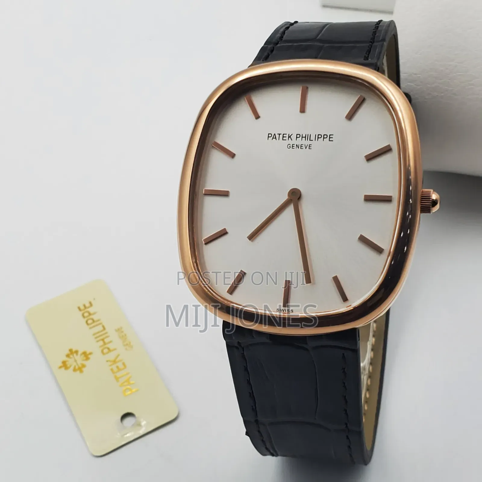*Patek Philippe Style Men’s Watch – Leather Strap | Quartz Movement*