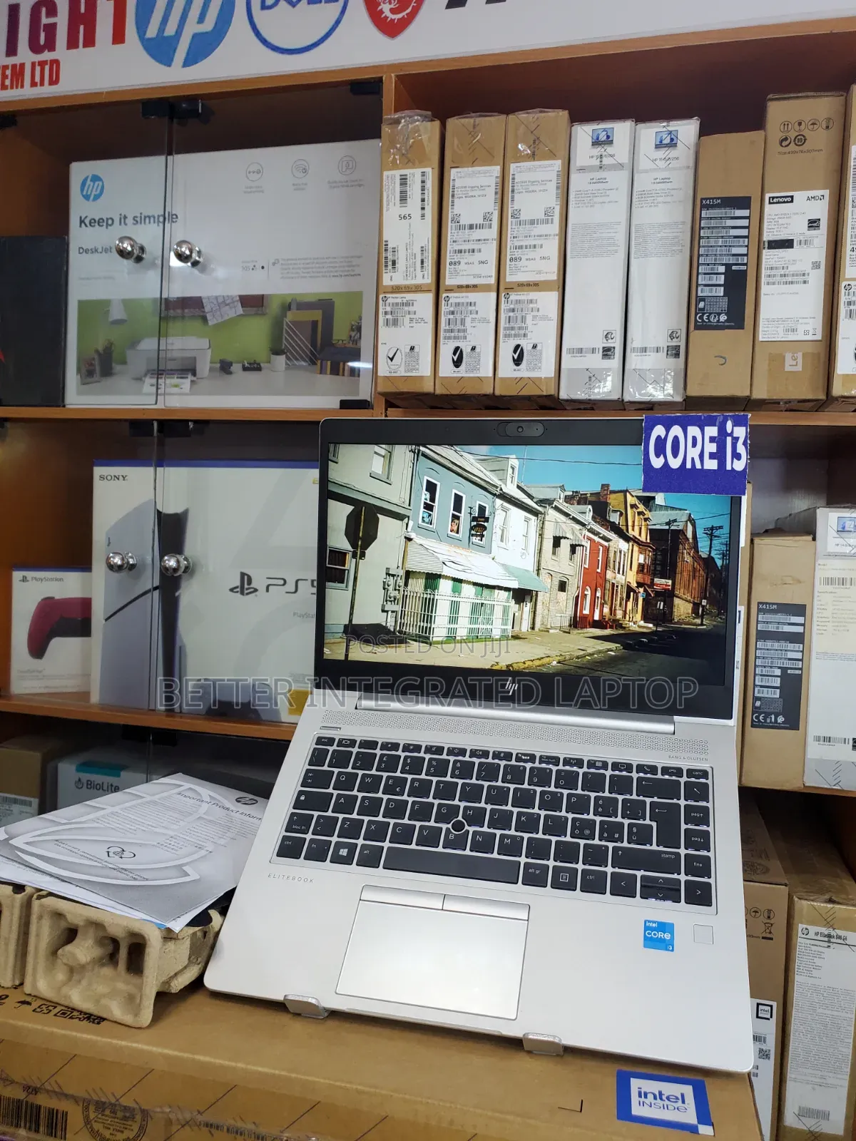 New Laptop HP EliteBook 750 G1 8GB Intel Core i3 SSD 256GB