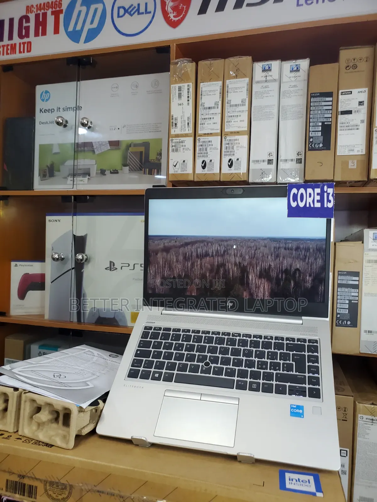 New Laptop HP EliteBook 750 G1 8GB Intel Core i3 SSD 256GB