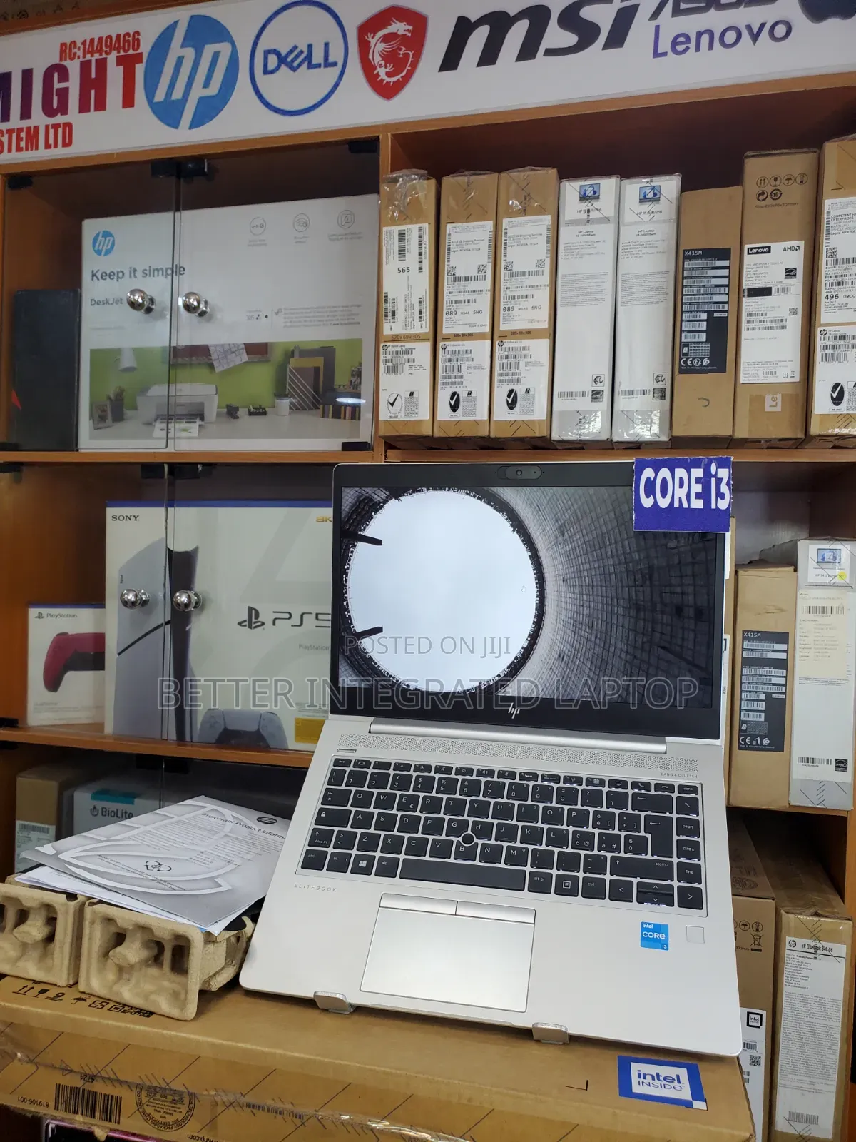 New Laptop HP EliteBook 750 G1 8GB Intel Core i3 SSD 256GB