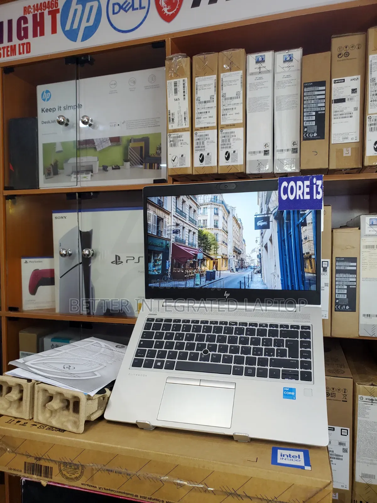 New Laptop HP EliteBook 750 G1 12GB Intel Core i3 SSD 256GB