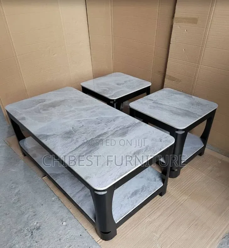 Brand New Executive Center Table With Side Stools.