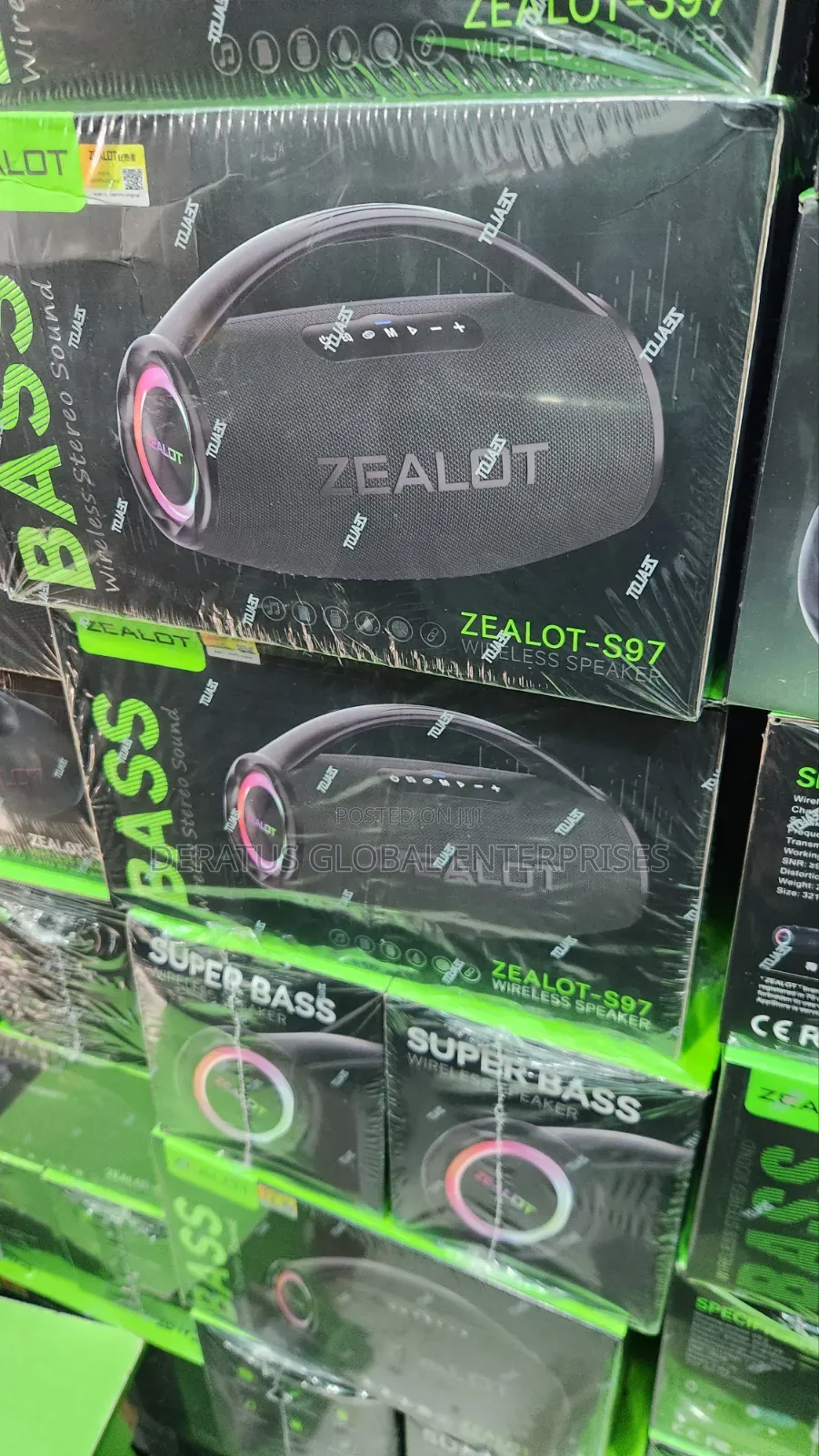 Zealot S97 Portable Wireless Stereo Speaker _ RGB Lights