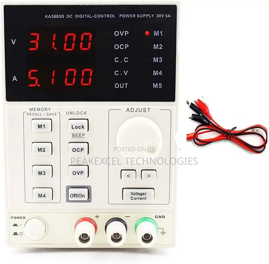 Digital DC Power Supply KA3005D 30v-5a - Programmable