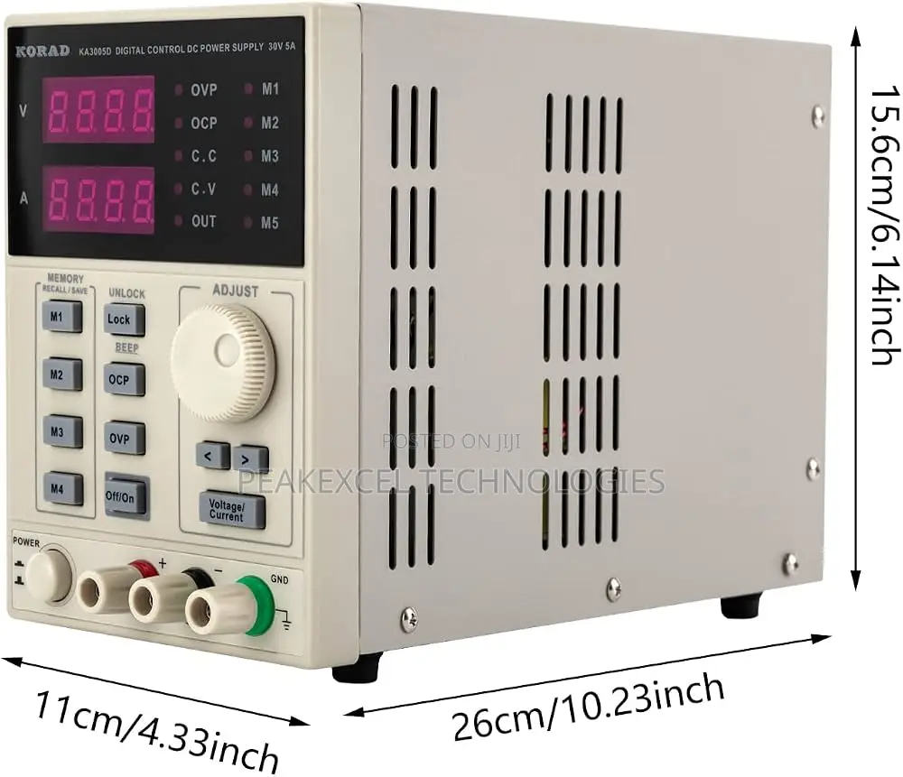 Digital DC Power Supply KA3005D 30v-5a - Programmable