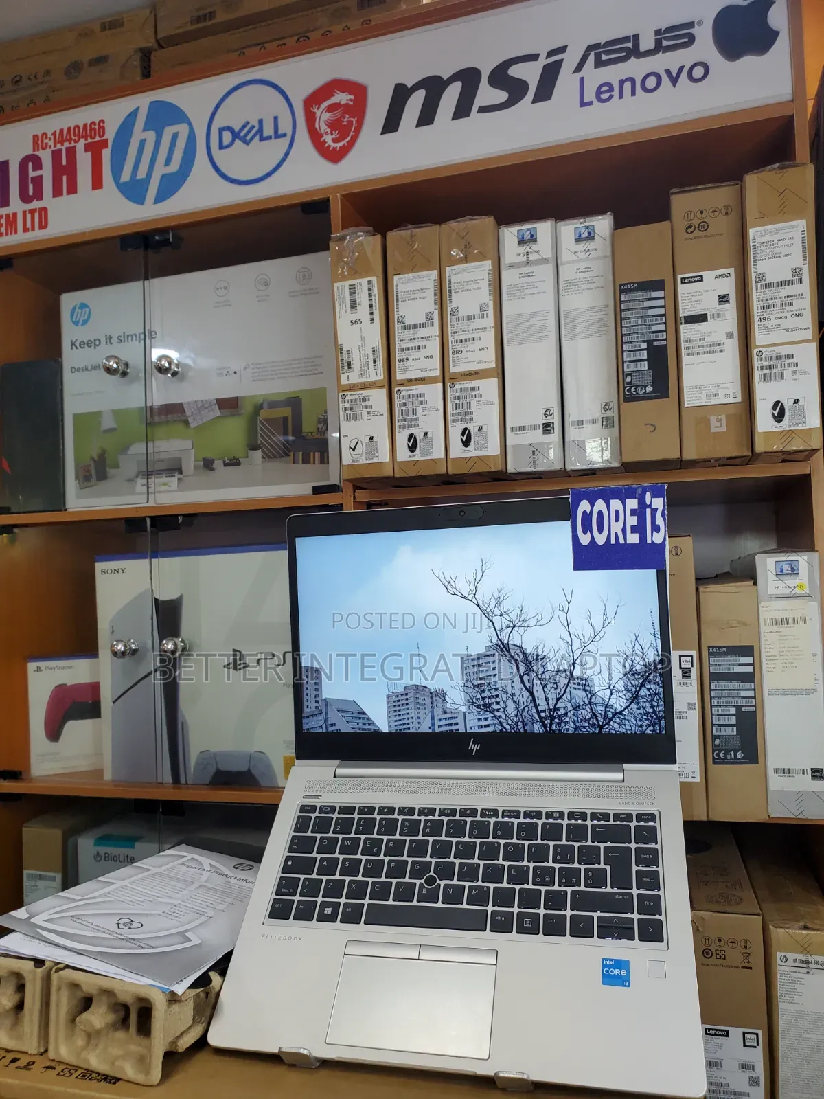 New Laptop HP EliteBook 750 G1 8GB Intel Core i3 SSD 512GB