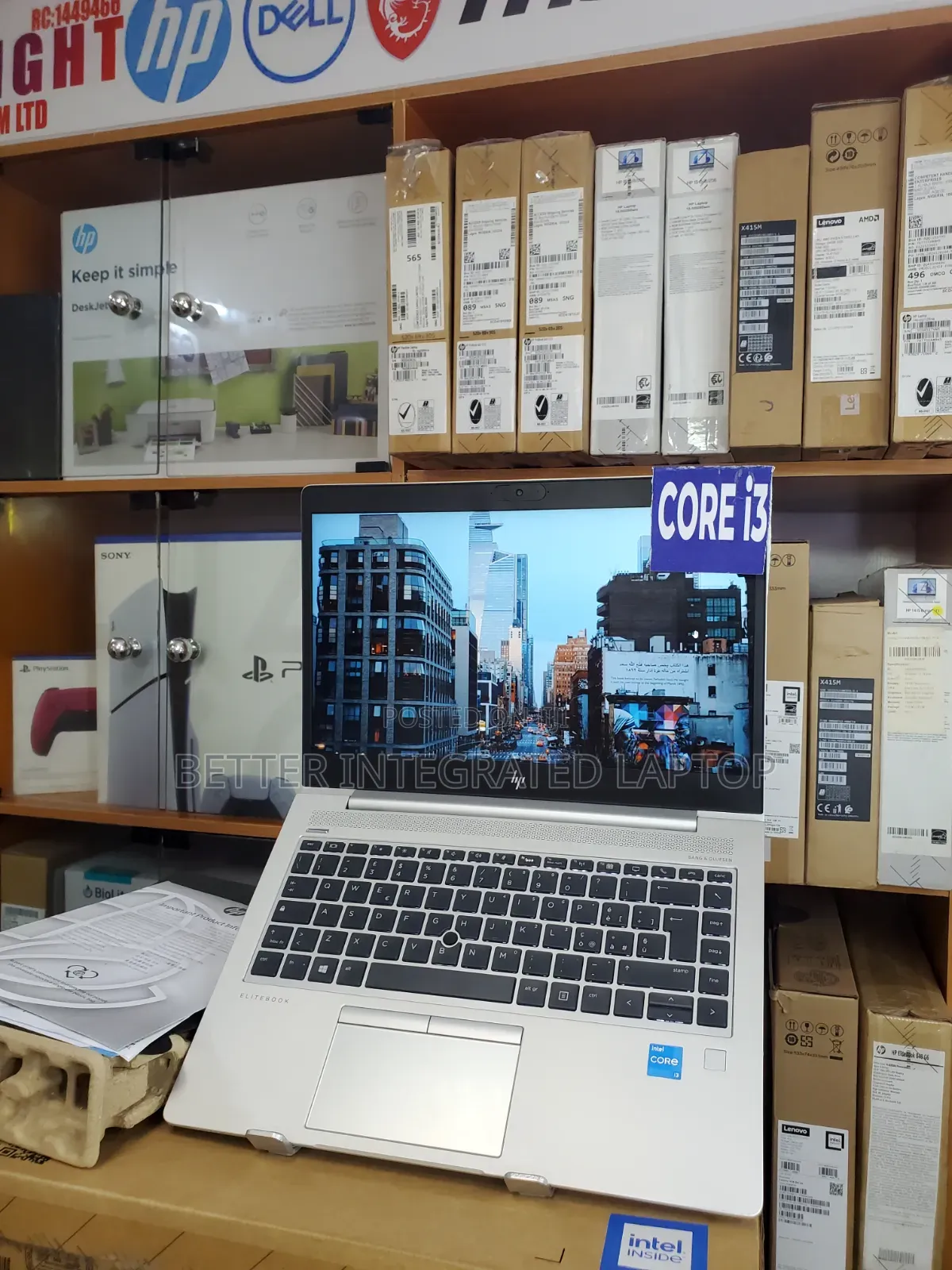 New Laptop HP EliteBook 750 G1 8GB Intel Core i3 SSD 512GB