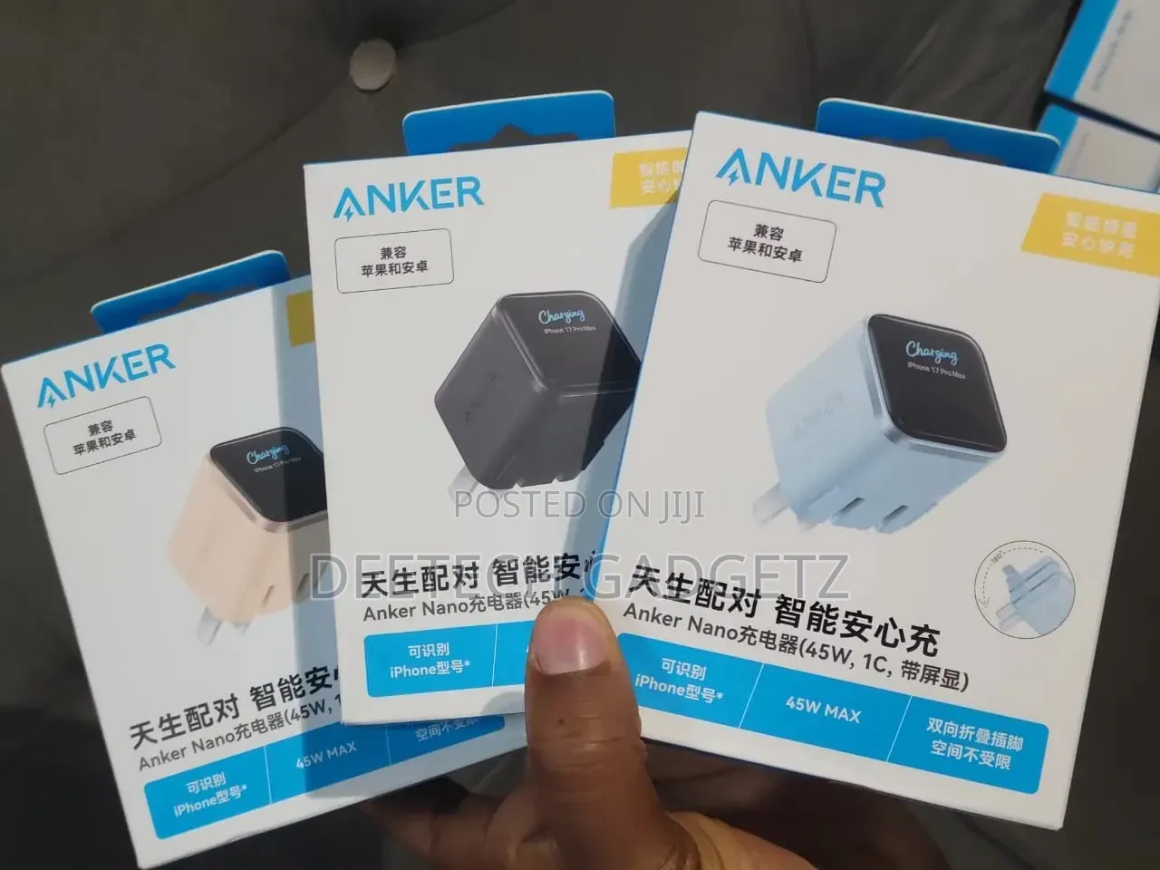 Original Anker Nano 45W Smart Display Charger (Model A121D)