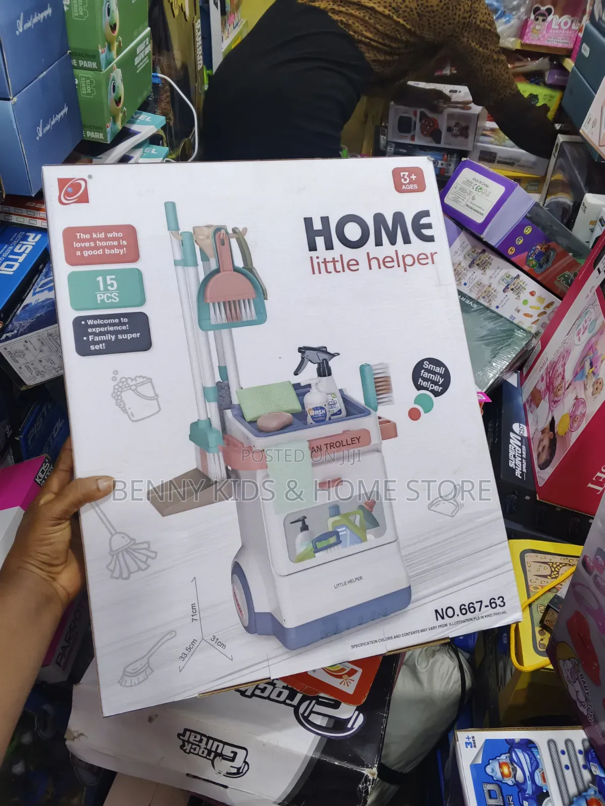 15PCS Kids Cleaning Set – Home Little Helper Trolley
