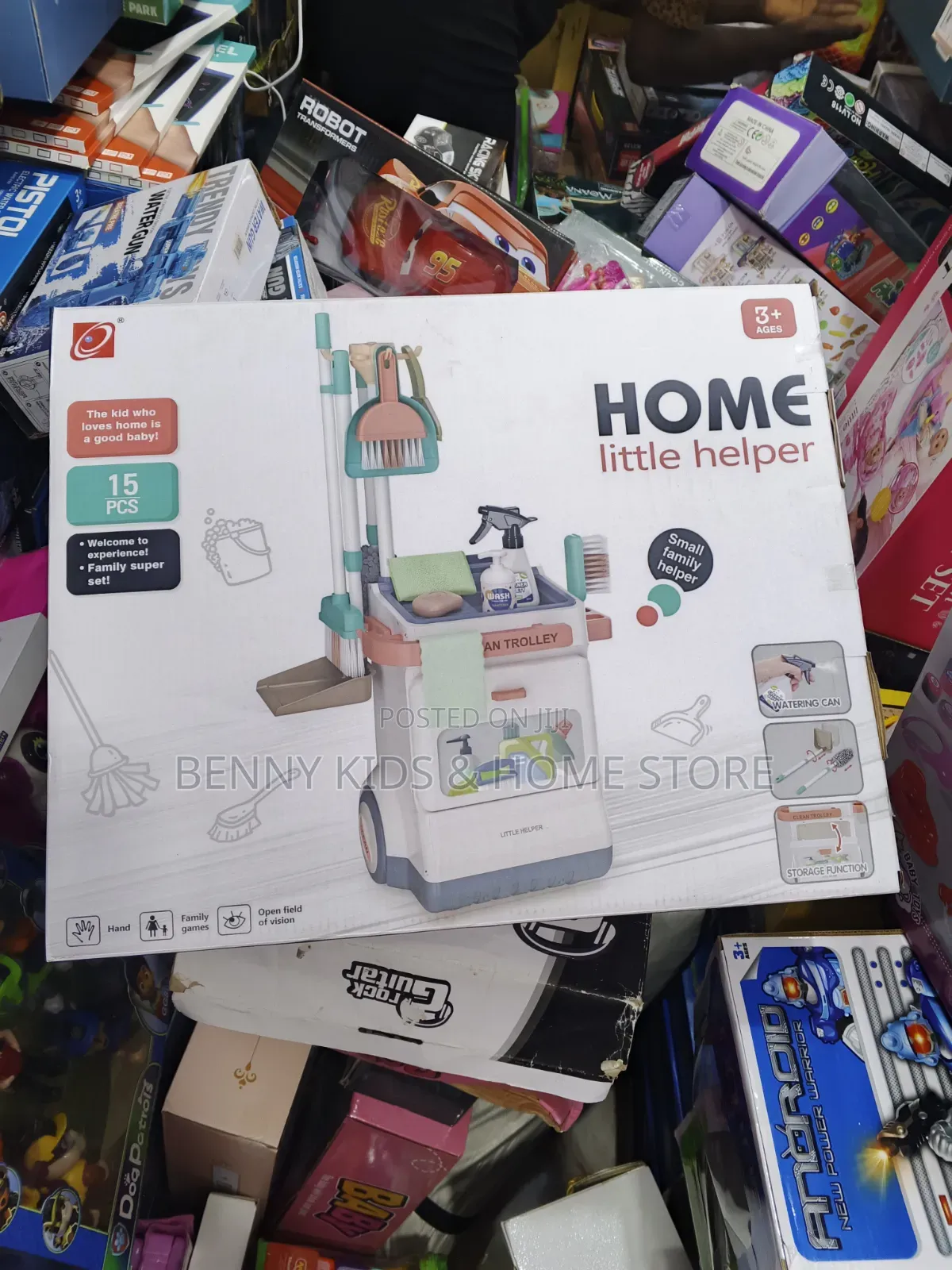 15PCS Kids Cleaning Set – Home Little Helper Trolley