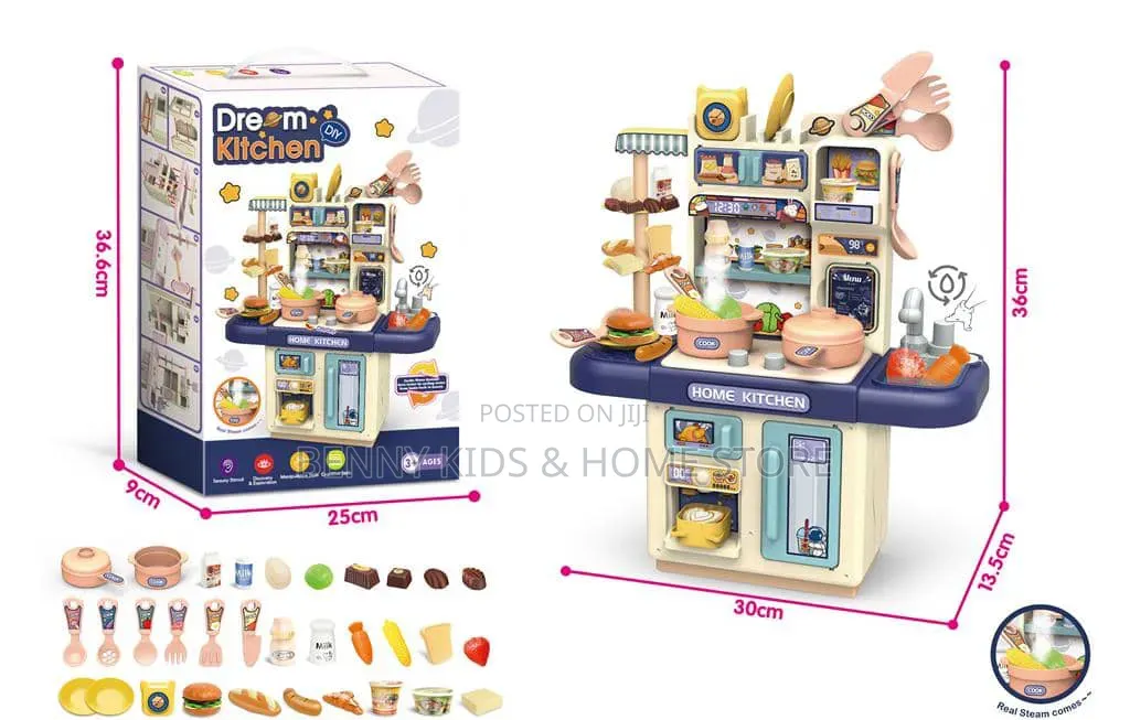  Dream Kitchen Pretend Play Set – Kids Toy Kitchen