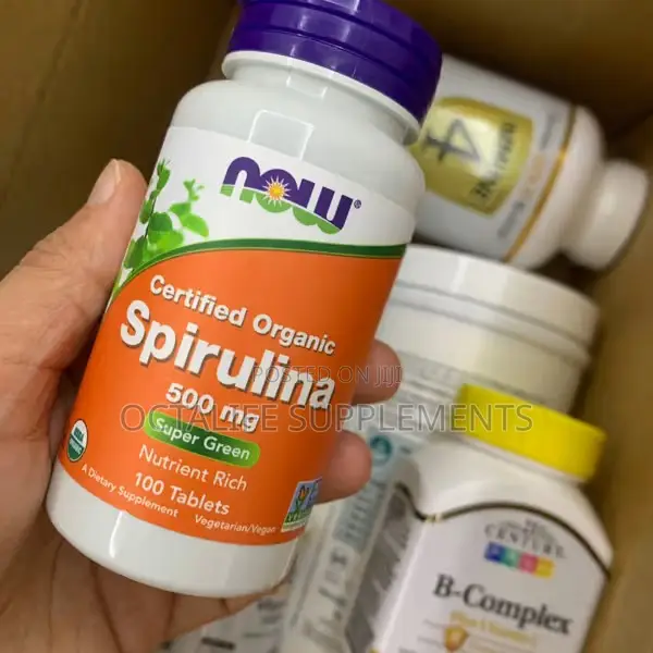 NOW Foods, Certified Organic Spirulina, 500 Mg, 100 Tablets
