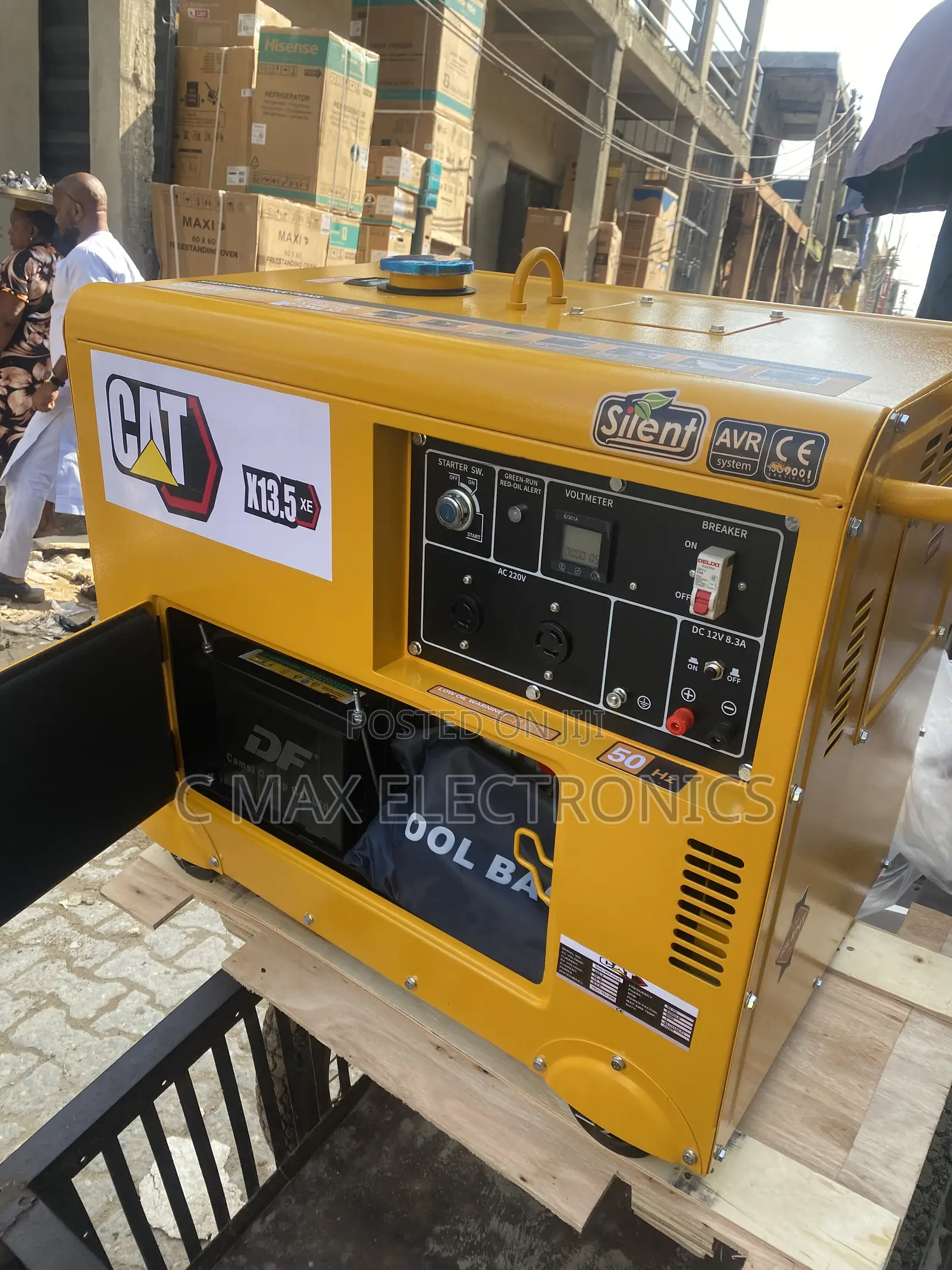 Cat 12kva Diesel Soundproof Generator Copper