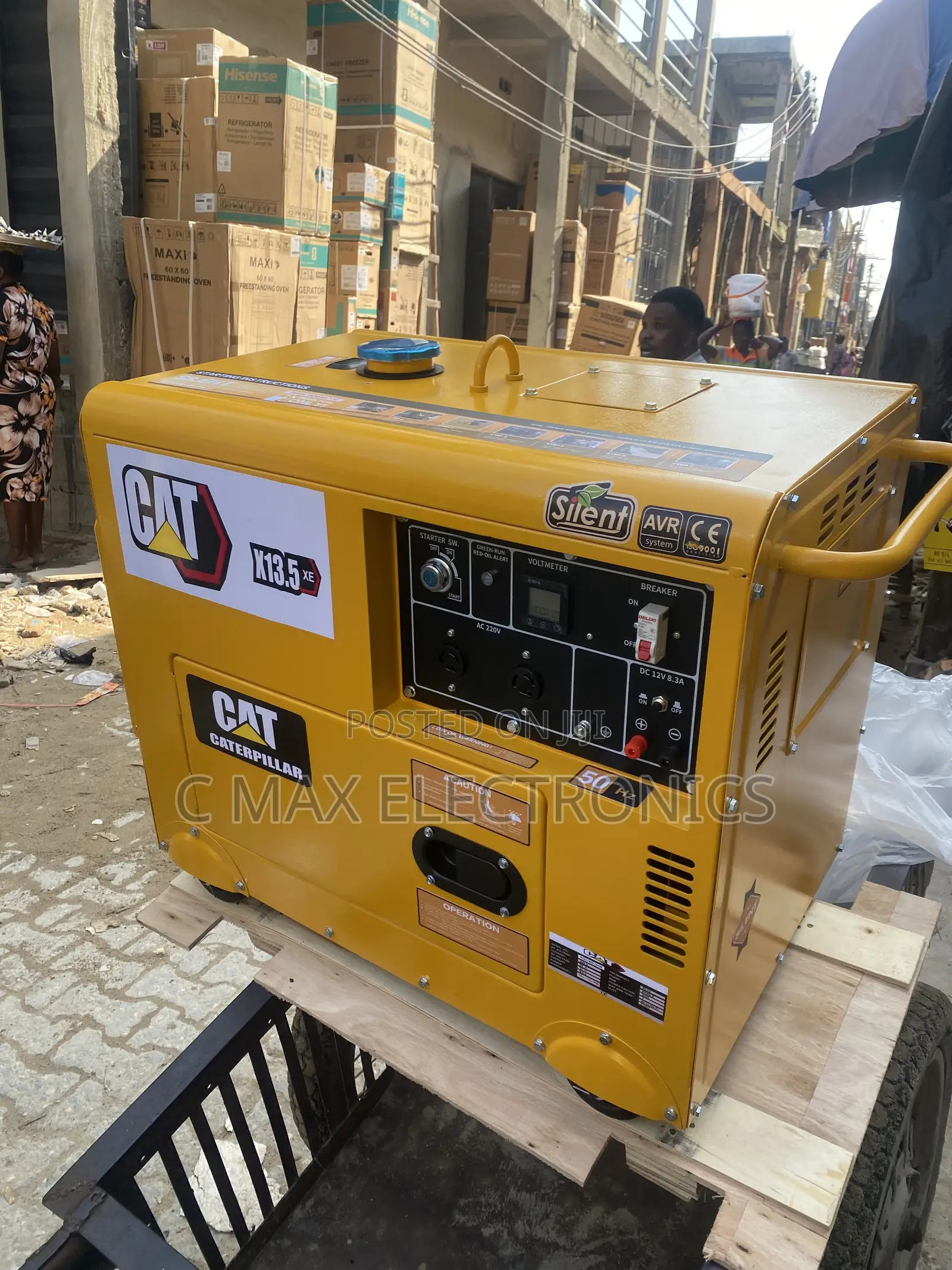 Cat 12kva Diesel Soundproof Generator Copper