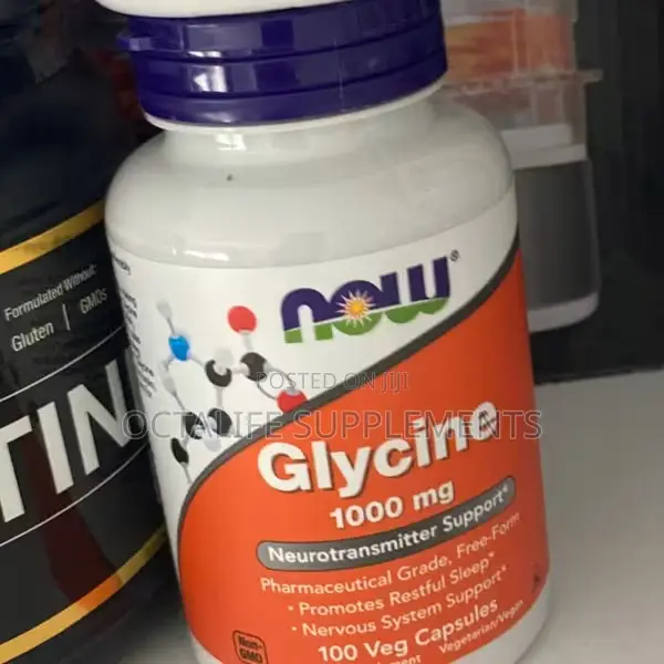NOW Foods, Glycine, 100 Veg Capsules (1,000 Mg Per Capsule)