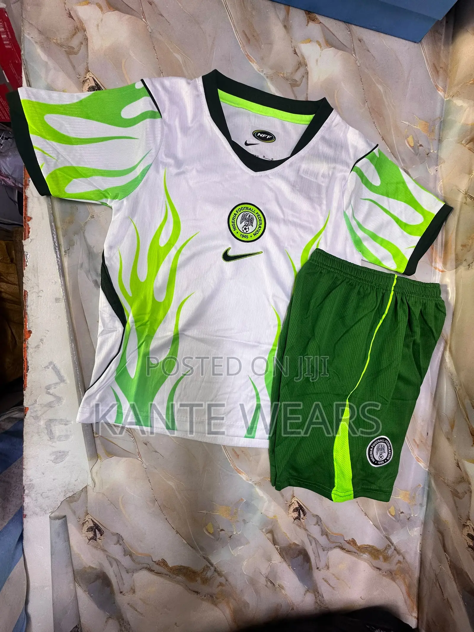 Kids Nigeria 26/27 Away Jersey - Top Shorts