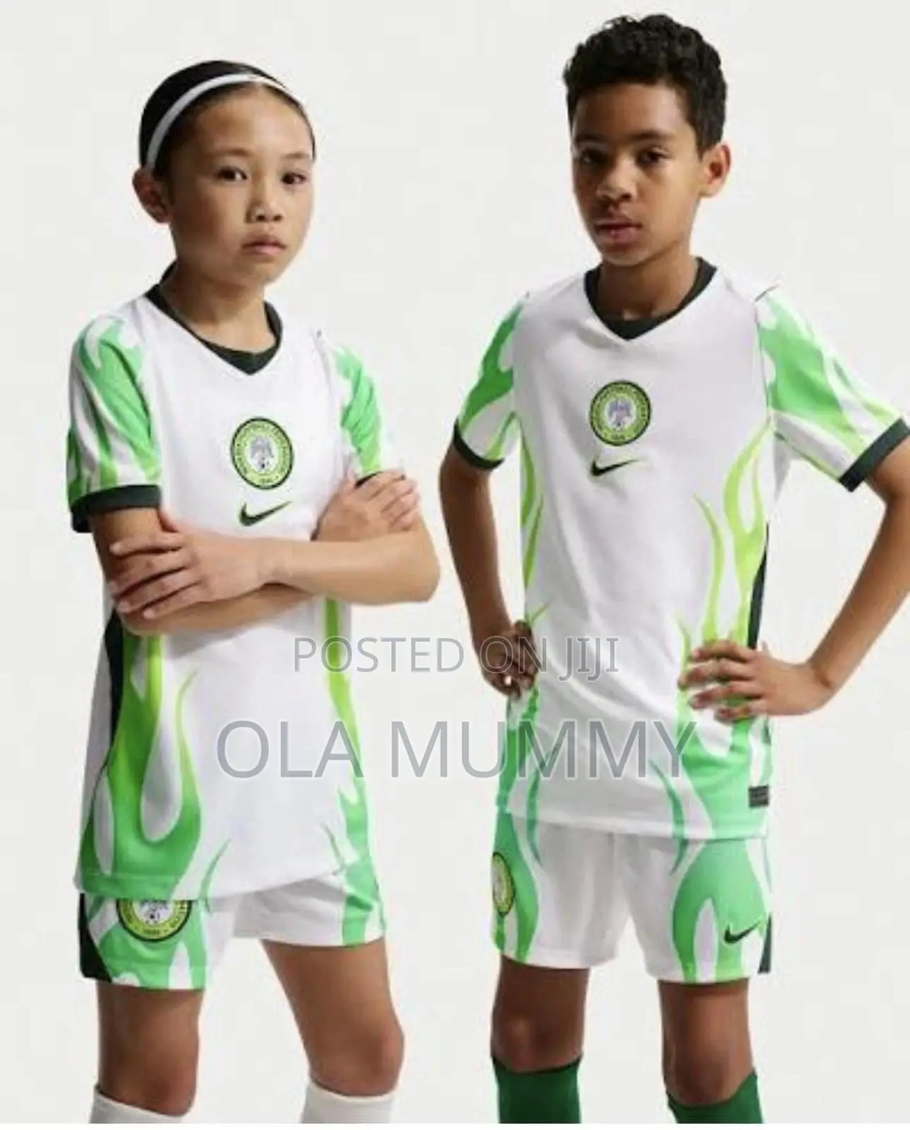 Kids Nigeria 2026/2027 Away Jersey - Top Shorts