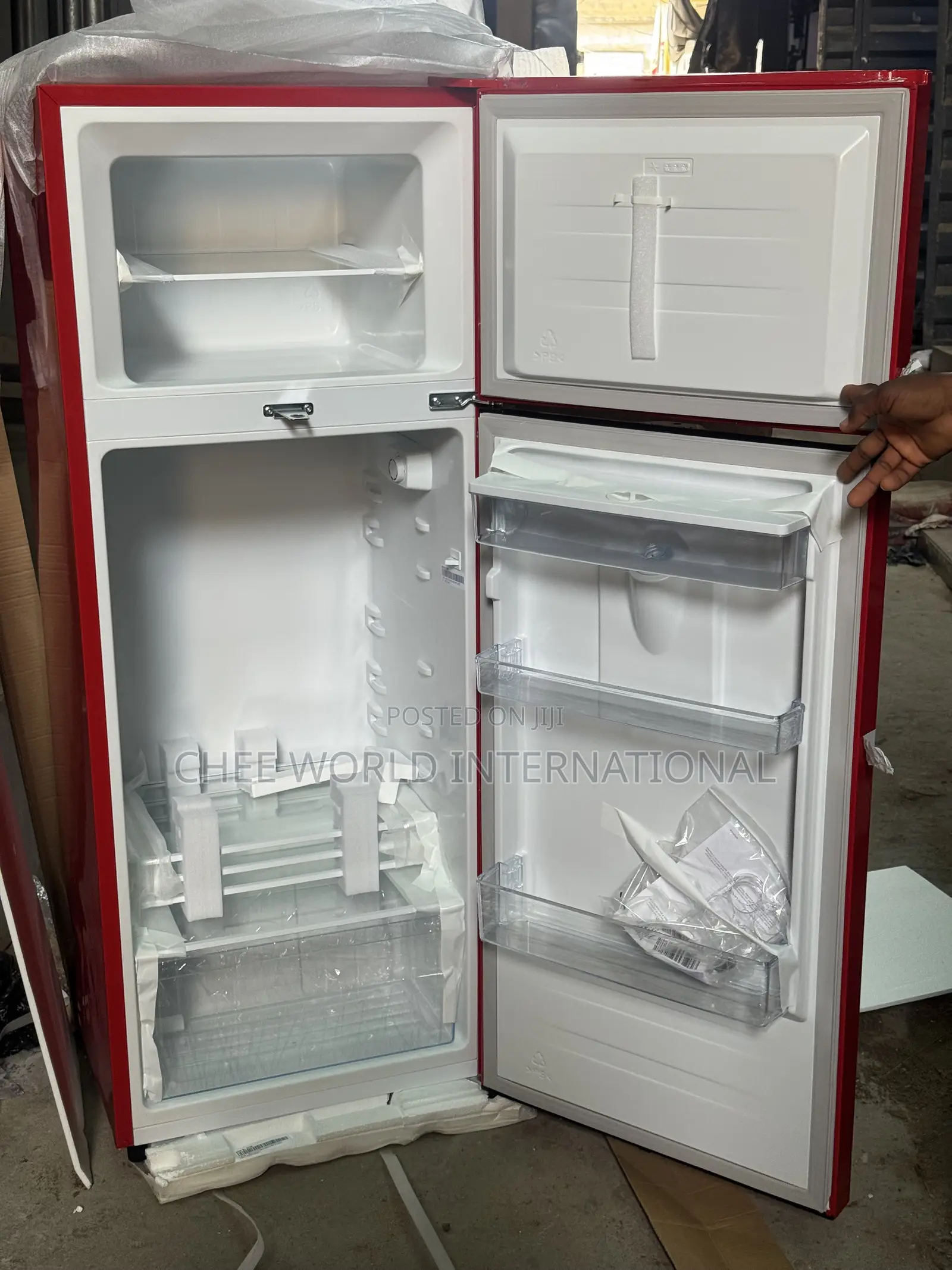 Original Hisense 205L Double Door Fridge (205DRB) – Brand New