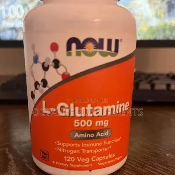 NOW Foods, L-Glutamine, 500 Mg, 120 Veg Capsules