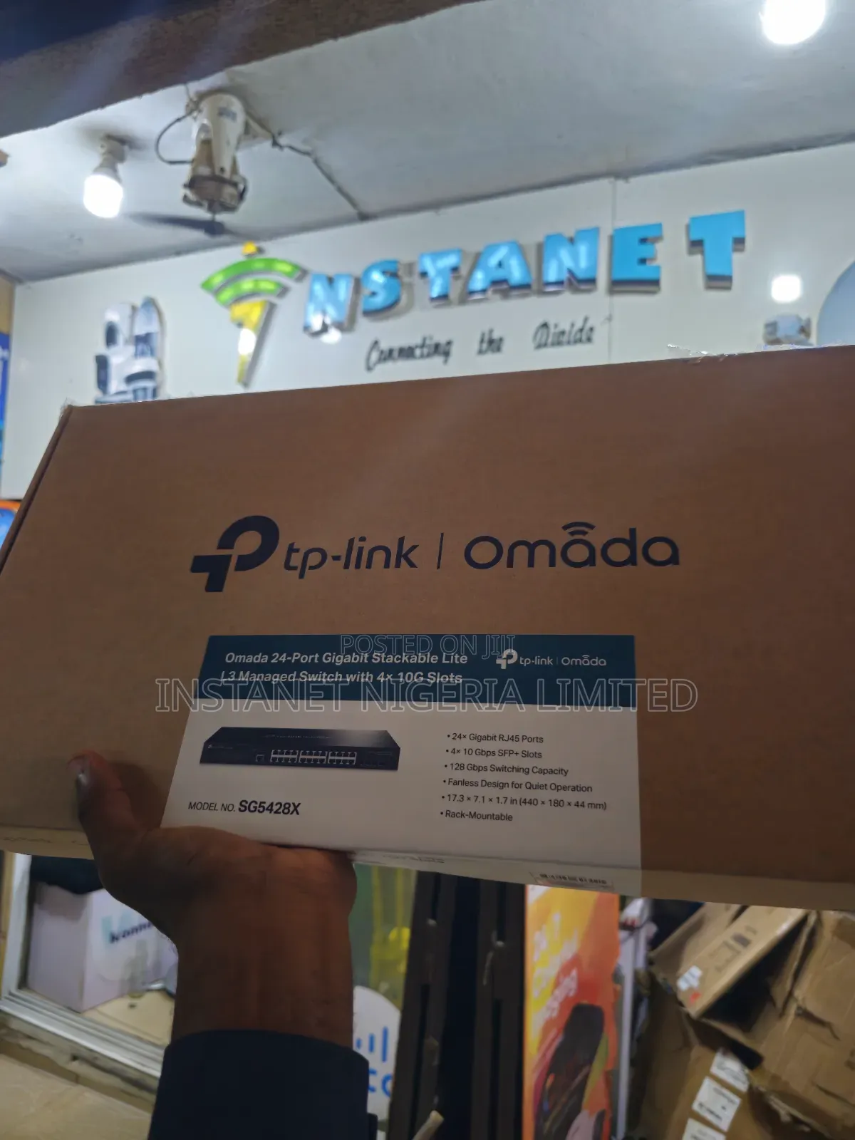 SG5428X Omada 24-Port Gigabit L3 Managed Switch With 4x 10G Slots