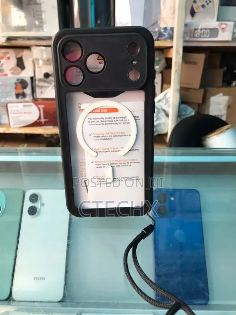 iPhone 17 Pro Max Case Magnetic IP68 Dustproof Shockproof With Screen