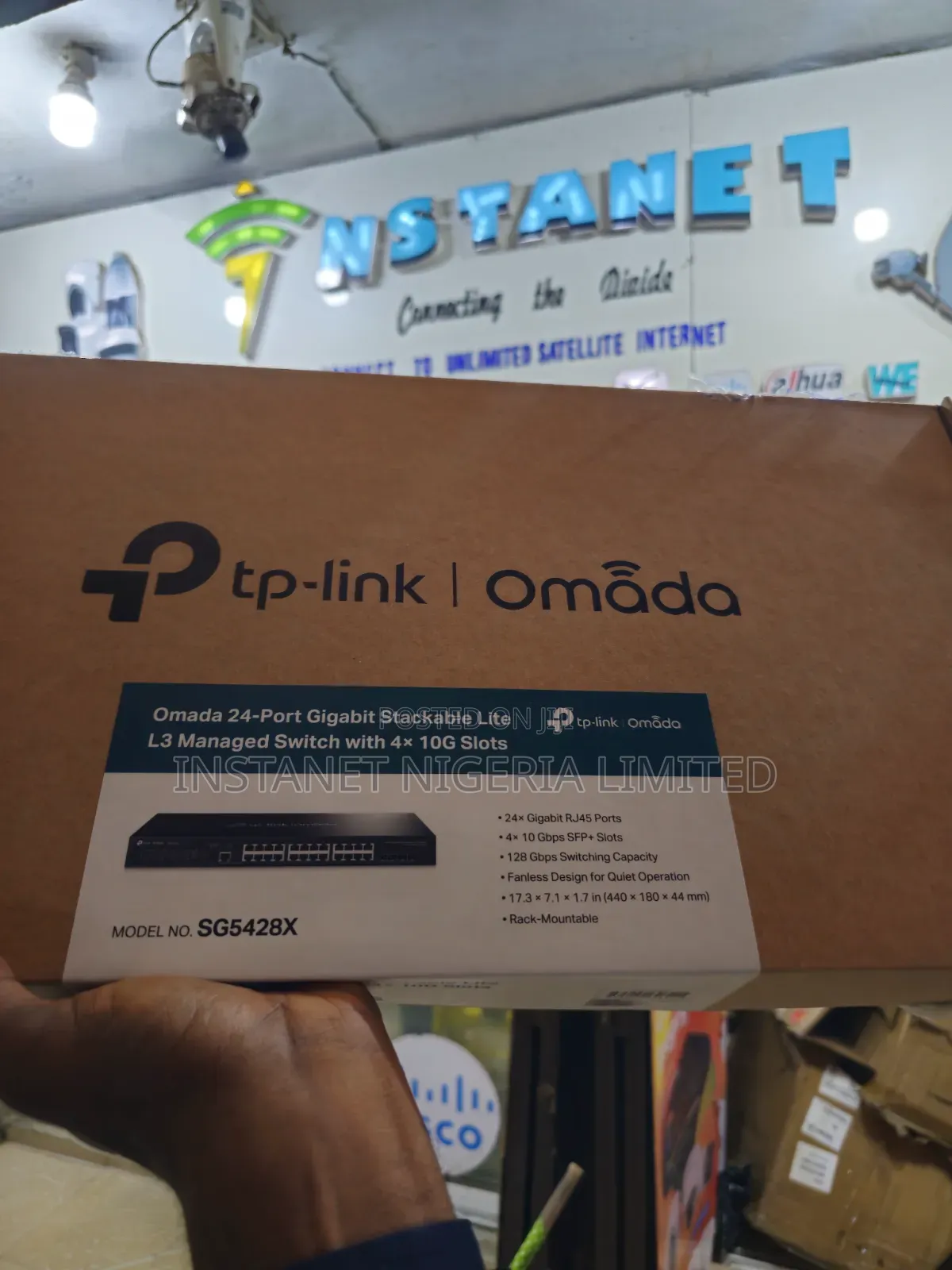 SG5428X Omada 24-Port Gigabit L3 Managed Switch With 4x 10G Slots